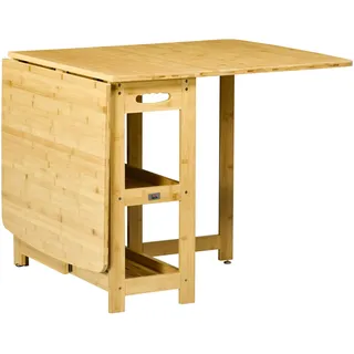 Homcom Klapptisch 80 x 73,5 x 149,5 cm beige
