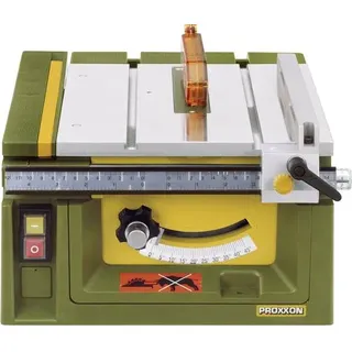 PROXXON FET 200 W 230 V Sägeblatt, Parallelanschlag, Schiebestock, Winkelanschlag