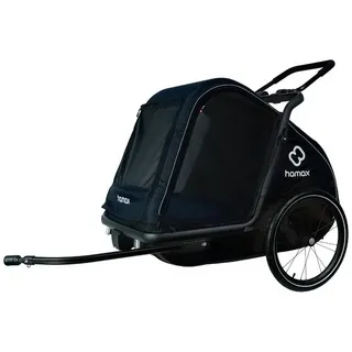 Hamax Pluto L Hundeanhänger - navy blau/ black