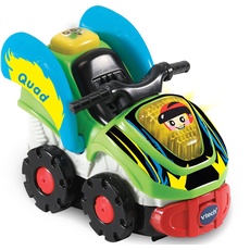 VTech Tut Tut Baby Flitzer - Quad – Spielzeugauto mit Musik, aufleuchtender Taste, spannenden Sätzen und Geräuschen – Für Kinder von 1-5 Jahren, Groß