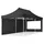 Faltpavillon 3 x 6 m inkl. 2 Seitenteile Schwarz