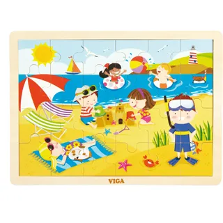 Kinderpuzzle aus Holz Viga Summer