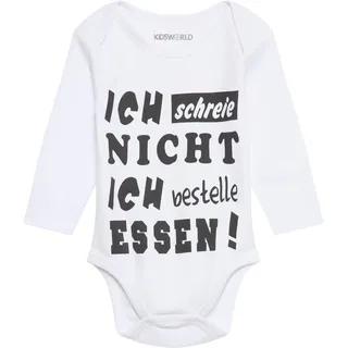 Kidsworld »Ich schreie nicht, ich bestelle Essen« aus Bio-Baumwolle,