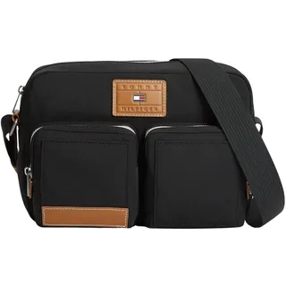Tommy Hilfiger Herren Th Casual Flag Ew Crossover Am0am14263 Andere Handtaschen, Black (Black)
