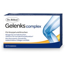Dr. Böhm Gelenks complex, 60 Tabletten: Nahrungsergänzungsmittel für Knorpel, Knochen und Gelenke