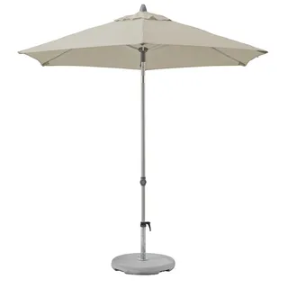 Suncomfort by Glatz Sonnenschirm Push-Up, off grey, 210 x 150 cm rechteckig, Gestell Aluminium, Bespannung Polyester, 4.2 kg