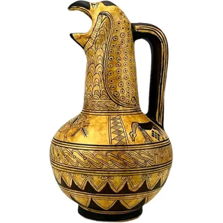Archaischer kykladischer Keramikkrug Griffin-Kopf, antike griechische Vase, British Museum