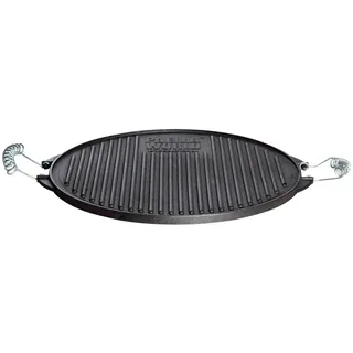 All Grill Grillplatte aus Gusseisen Light, Ø 38 cm Grillzubehör Kochen Grillen