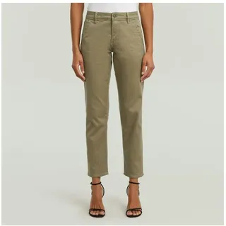 G-Star für Damen. D25257-C105-6057 Braune Kate Boyfriend Chino-Hose (32/32), Lässig, Bio-Baumwolle, Nachhaltig