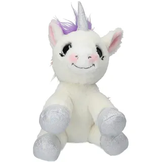 DEPESCHE Ylvi Kuscheltier Einhorn 21 cm Weiß
