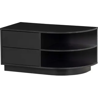 Woood Finca Lowboard 78 x 40 x 40 cm Schwarz Holzwerkstoff