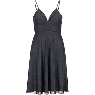 Cocktailkleid VERA MONT "Cocktailkleid knöchellang", Damen, Gr. 34, EURO, blau (dunkelblau, dunkelblau), Obermaterial: 100% Polyester PES., Kleider Cocktailkleid