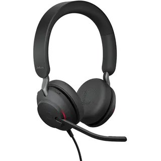 JABRA Evolve2 40 SE Stereo Headset Schwarz - MS-Teams, USB-C/A, Busylight