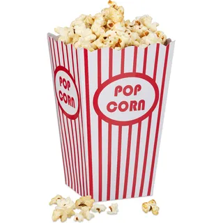 Relaxdays Popcorntüten, 48 Stück,