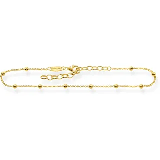 Thomas Sabo Fußkette 925 Sterlingsilber, 750 Gelbgold Vergoldung