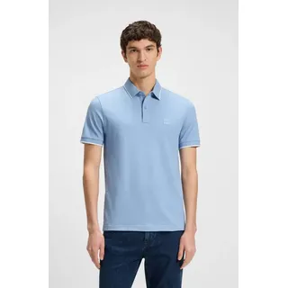 Boss ORANGE Poloshirt »Passertip« mit BOSS Logo-Badge, blau