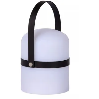 LED Akku Tischleuchte dimmbar Weiß Schwarz IP44 18,5 cm 3000 k Tischlampe außen