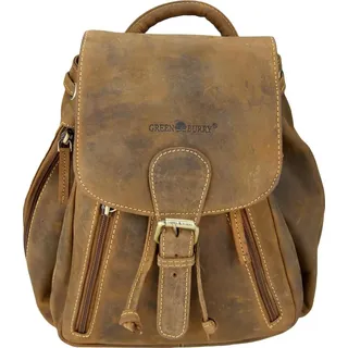 GREENBURRY Rucksack / Backpack Vintage 1605 Daypack Rucksäcke Braun Damen