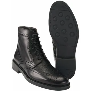 Brogue-Boot Schwarz 45