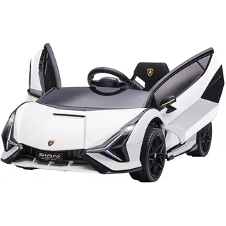 Homcom Kinderfahrzeug SUV-Auto-Spielzeug Weiß (MP3/USB)