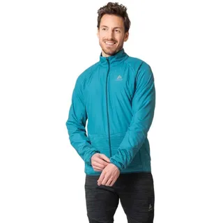 Odlo Herren Laufjacke RUN EASY WARM HYBRID, saxony blue, S