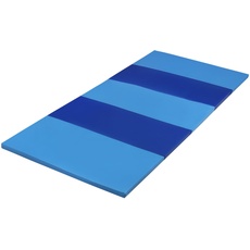 PLUFSIG Faltbare Gymnastikmatte, 78x185 cm (Blau)
