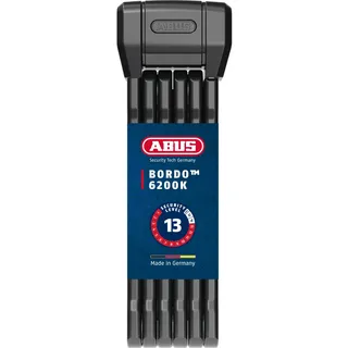 ABUS Bordo 6200K/90 Schwarz Faltschloss
