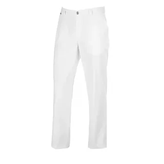 BP Med Trousers 1368-686-21 Herrenhose - Mischgewebe mit Stretch - 48% Baumwolle, 48% Polyester, 4% Elastolefin - Lange Passform - Größe: 50l - Farbe: weiß