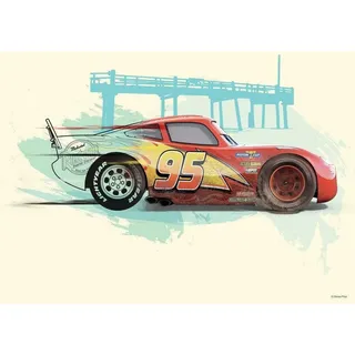 KOMAR Wandbild »Cars Lightning McQueen« 1 Stk. tlg. Kinderzimmer, Schlafzimmer, Wohnzimmer,