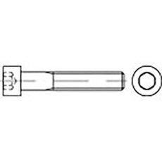 Bild TO-6856545 Zylinderkopfschrauben M10 65mm Innensechskant DIN 912 Stahl zinklamellenbeschic