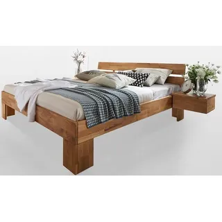 Home affaire Nachtkonsole »Tommy FSC-zertifiziertes Massivholz In hochwertiger Verarbeitung« Set, 2 Nachtkonsolen, Massivholz, Skandinavisches Design, Robust, stabil, FSC zertifiziert, beige