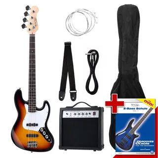 Rocktile Groover's Pack JB E-Bass Sunburst