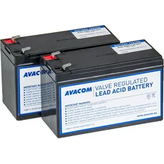 Avacom BateriovÃ1⁄2 kit AVACOM AVA-RBC124-KIT n áhrada pro renovaci RBC124 (2ks bateriÃ­) (2 Stk.), Batterien + Akkus
