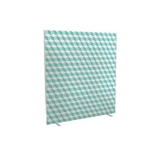 PAPERFLOW Trennwand easyScreen Vintage, 60963 bunt 160,0 x 173,4 cm, 1 St.