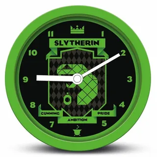 Harry Potter Slytherin Tischuhr - Grün, Silber