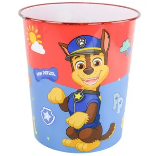 Stor Papierkorb fürs Kinderzimmer aus Kunststoff Zeichentrickfiguren Motiv Ø21cm, Papierkorb-Motiv:Paw Patrol Jungs