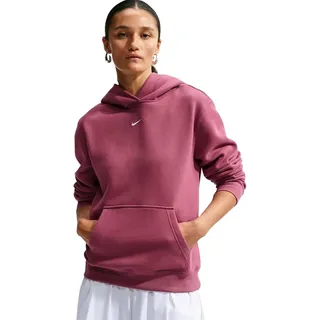 NIKE Damen Stdo FLC Mw Std Hoodie, Pink Smoke/Sail, XL