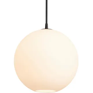 Belid Hängeleuchte , Opal, Schwarz , Metall, Glas , rund , 34.2 cm , Ce , Lampen & Leuchten, Leuchtenserien