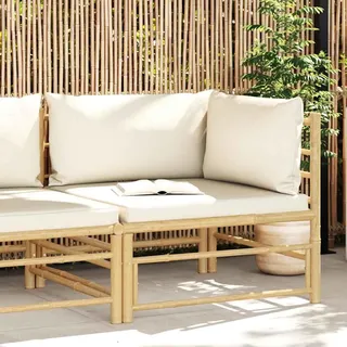 VidaXL 313145, Bambus, Polyester, Erwachsene & Kinder, 700 mm, 700 mm, 600 mm, 65 cm - Beige
