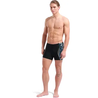 Arena Badeshorts BASIC SWIM SHORT Schwarz/Türkis S