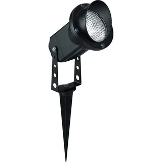 THORNeco LED Gartenstrahler Aluminium Glas Metall 500 lm inkl. Bewegungsmelder schwarz