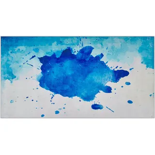 Beliani Teppich blau 80 x 150 cm