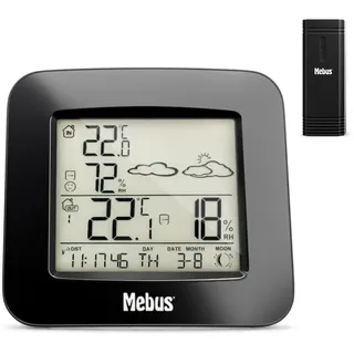 MEBUS Wetterstation 40715 Schwarz