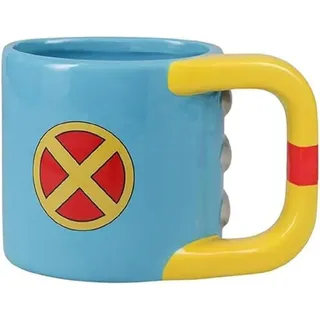 X-Men Wolverine großer Keramiktasse - Offiziell lizenziertes Neuheits-Teetasse, Sammler-Geschenk & Merchandise für Marvel- & Deadpool-Fans - 550 ml (18,6 fl oz)