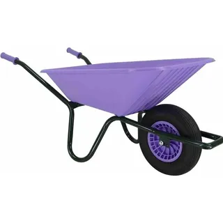 Fort 515-90 Cosmo Universalschubkarre Schubkarre| Lavendel PP-Mulde 90L