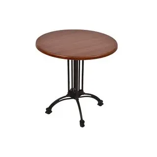 Garden Pleasure MORENA Bistrotisch rund Spanplatte dunkelbraun 70,0 x 70,0 x 74,0 cm, 1 St.