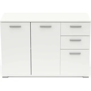 Sideboard 2+1 Türen und 2 Schubladen H82,4 cm - IZZY - Weiß