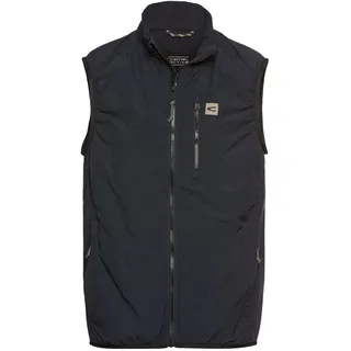 camel active Herren Outdoorweste mit Stehkragen Dunkelblau, menswear-52