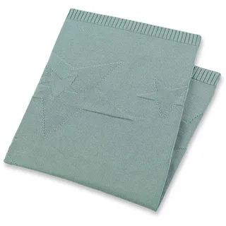 Babydecke STERNTALER "Strick-Schmusedecke", Kinder, grün, Obermaterial: 100% Baumwolle CO., Wohndecken Babydecke