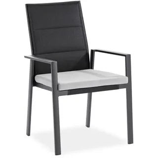 Niehoff Nancer Gartenstuhl 63 x 61 x 95 cm schwarz